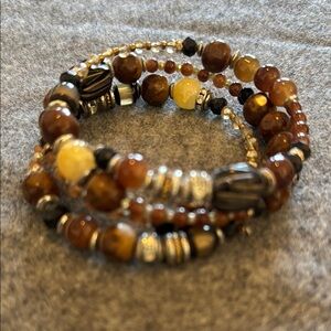 Elegant Multi-Color Beaded Bracelet